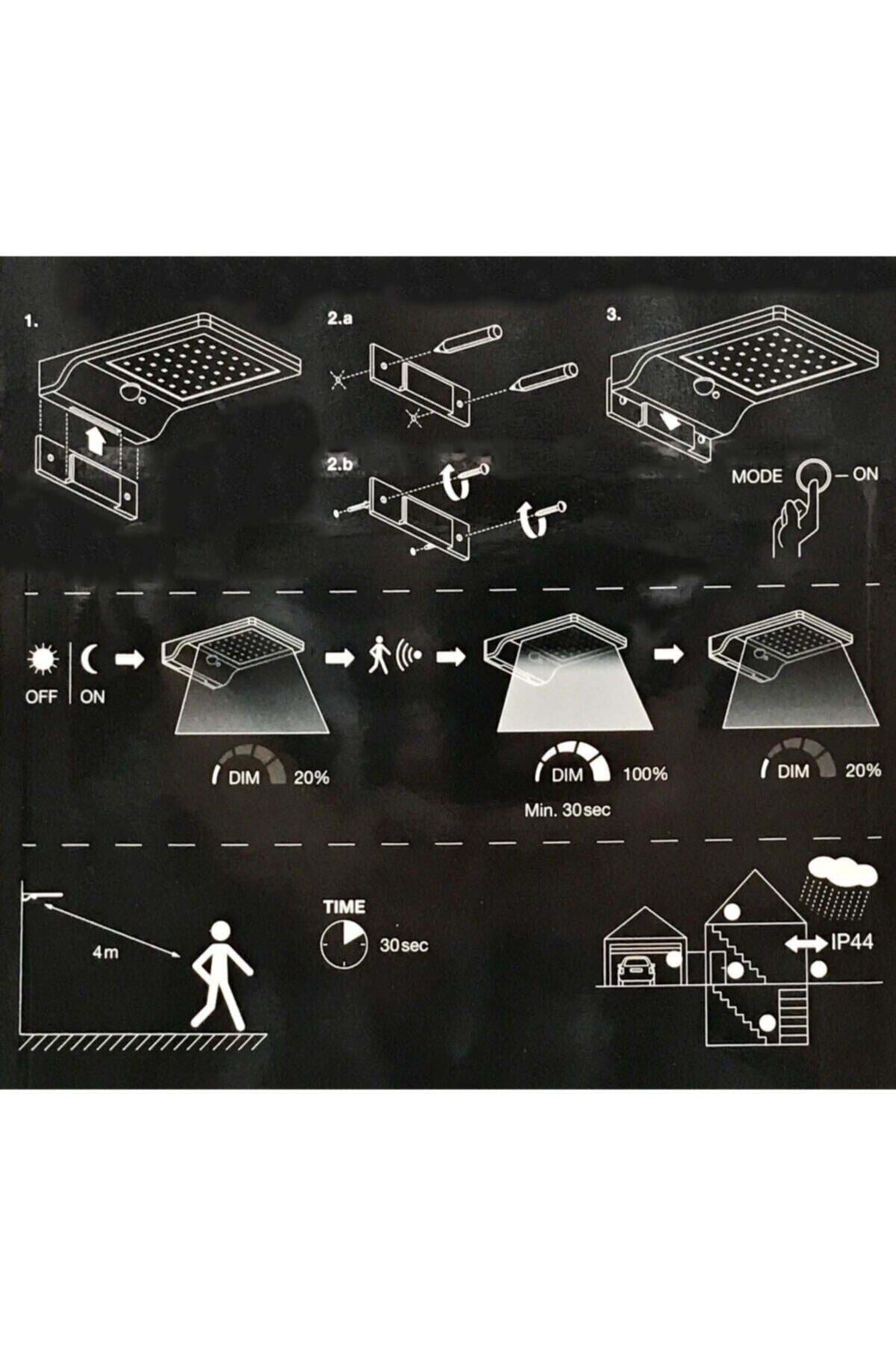 Doorled 3w Gün Işığı 320lm Led Solar Armatür